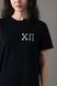 Футболка&nbsp;База Unisex "Каре" Чорна FK фото 3