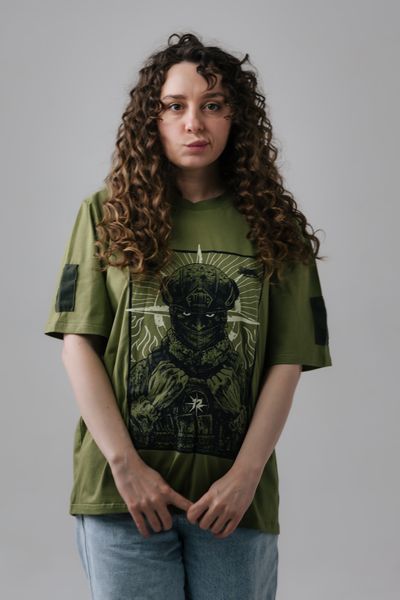 Футболка База Unisex "Солдат" Хакі FS фото