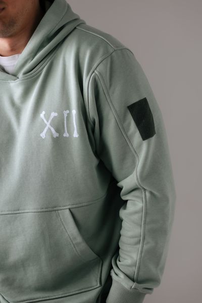 Худі весна/осінь&nbsp;Unisex "Каре" Оливка HVOK фото
