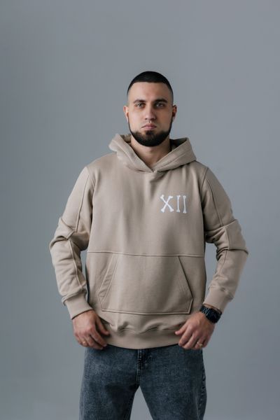 Худі весна/осінь&nbsp;Unisex "Каре" Пісок HVOKP фото