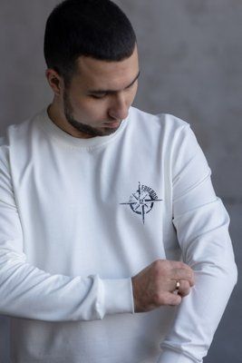 Лонгслів База Unisex "Сокіл" Молоко LBS фото