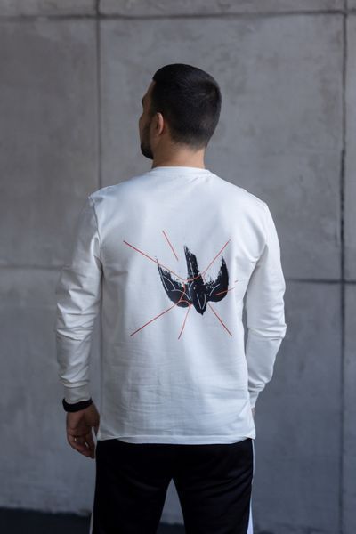 Лонгслів База Unisex "Сокіл" Молоко LBS фото