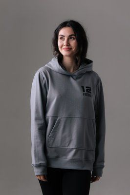 Худі весна/осінь&nbsp;Unisex "Не обертайся" Сіре HVONO фото