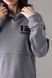 Худі весна/осінь&nbsp;Unisex "Не обертайся" Сіре HVONO фото 2