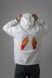 Худі весна/осінь&nbsp;Unisex "Руки" Біле HVORB фото 5